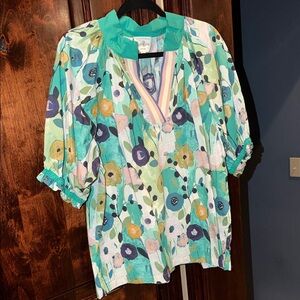 Umgee Multicolor Floral Blouse